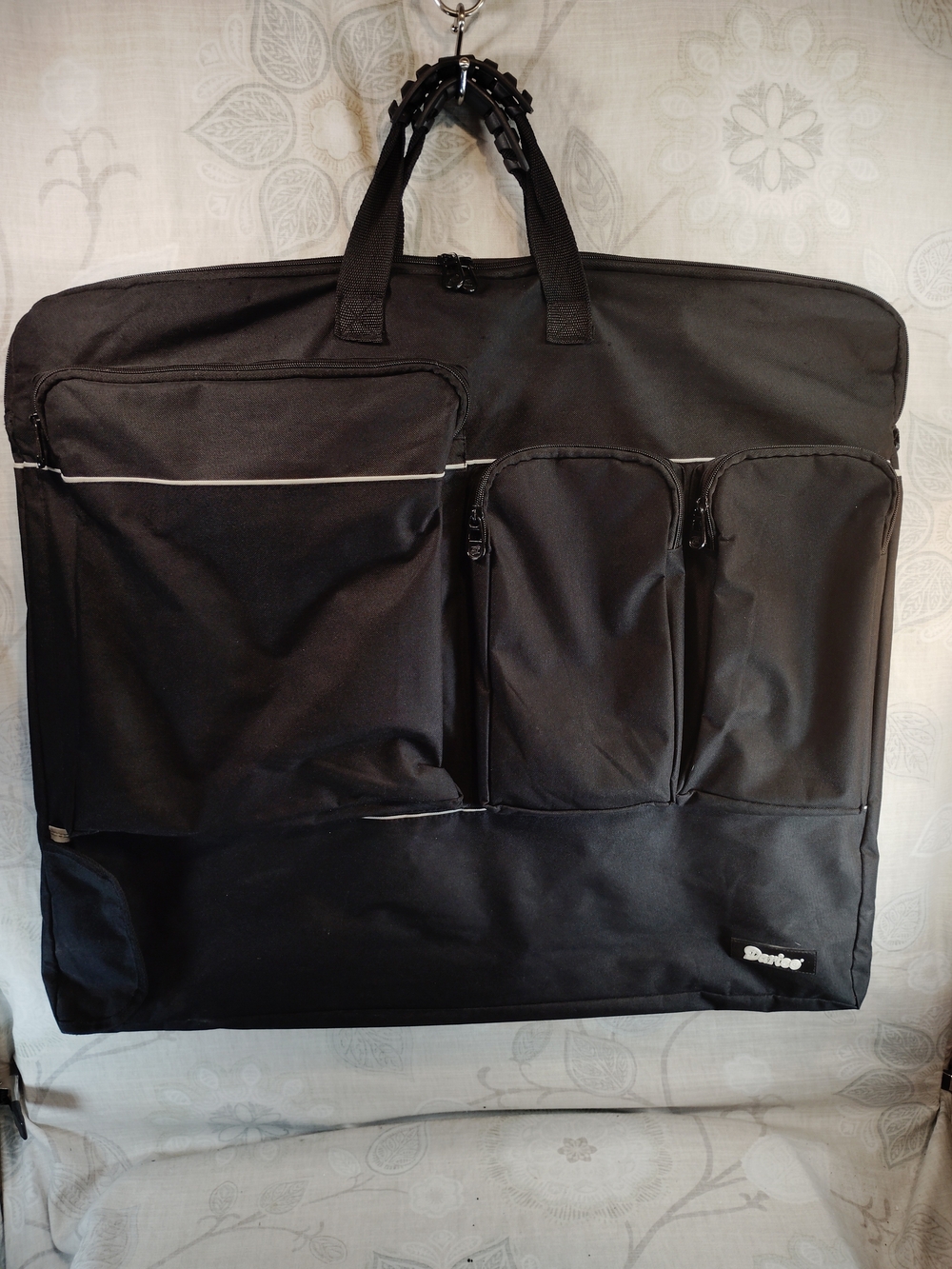 Darice Canvas 7 Pocket Portfolio - Craft Tote Carry All - Handles & Adj Strap